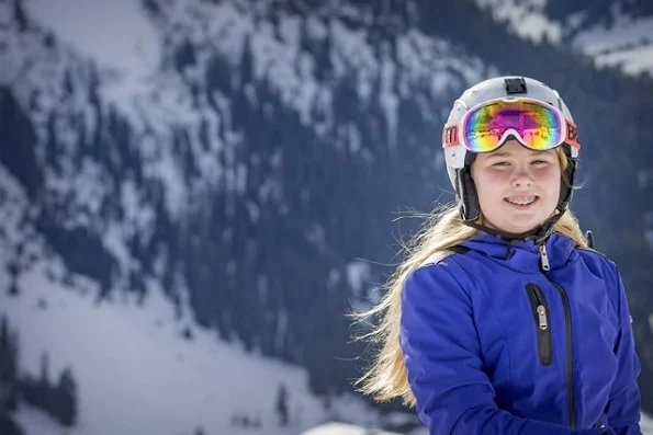 King Willem-Alexander, Queen Maxima, Princess Amalia, Princess Alexia, Princess Ariane,Princess Beatrix, Prince Constantijn, Princess Laurentien, Countess Eloise, Count Claus-Casimir and Countess Leonore during their wintersport holidays in Lech am Ahlberg