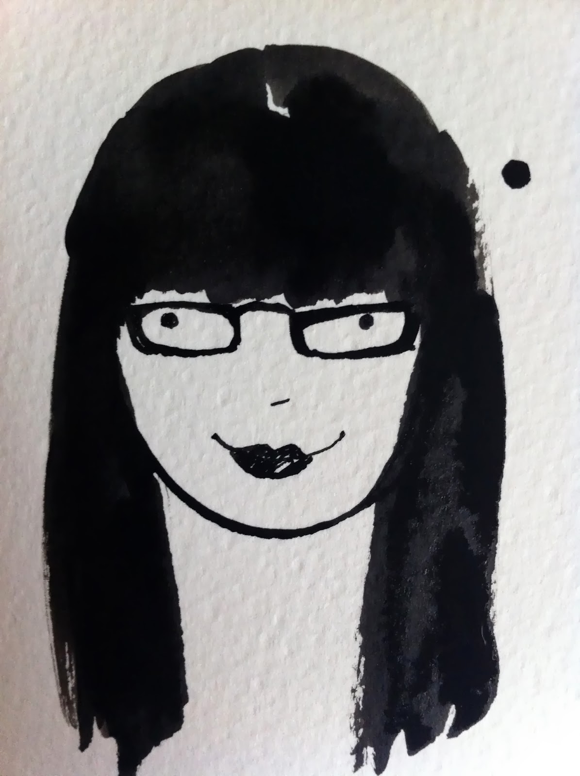 doodle a day: A self portrait