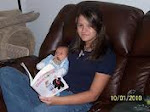Candy Roll ,, My Youngest Reader ,, His cousin Maryssa reading to Aiden Scott