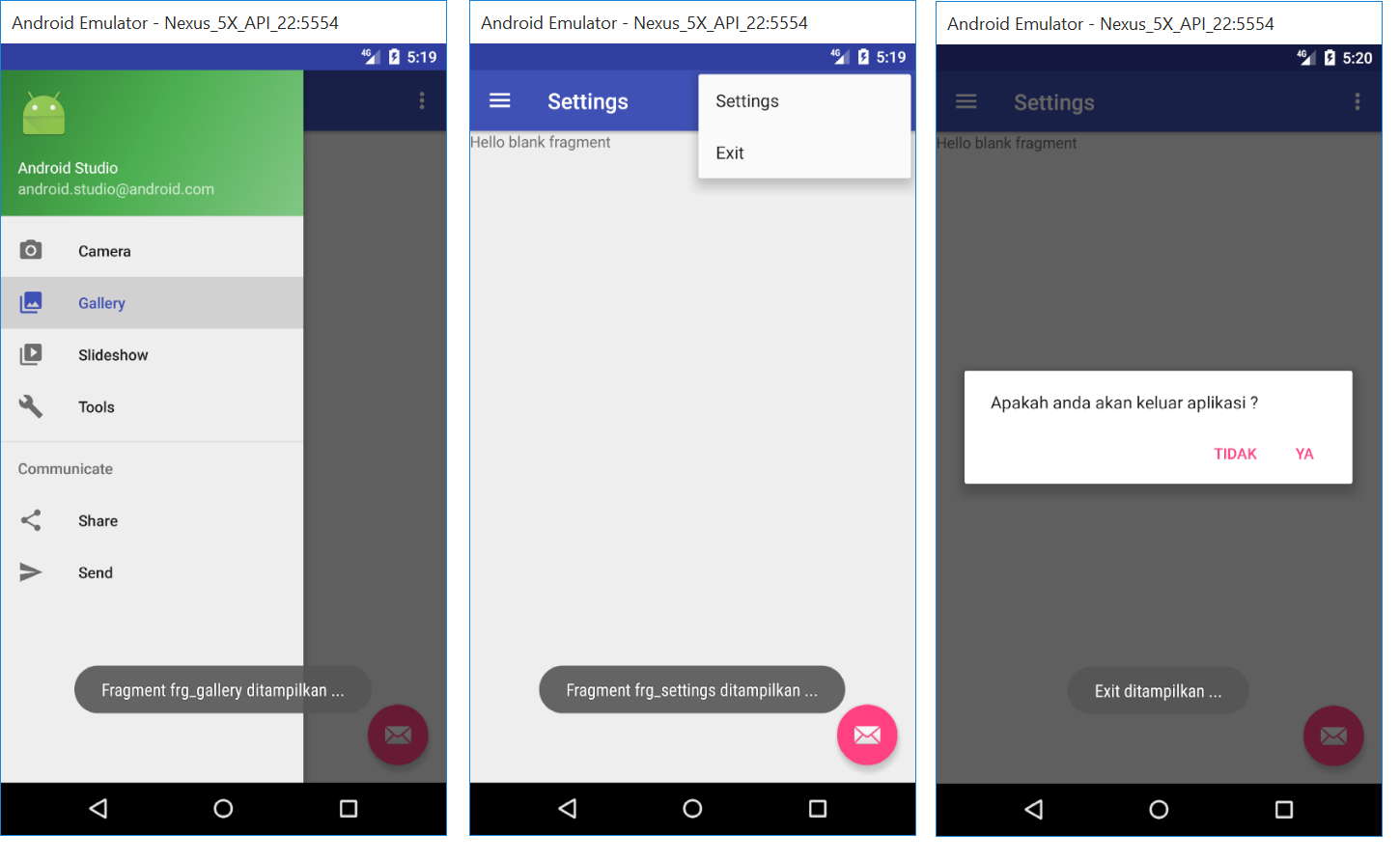 android studio fragment menu wont load android studio fragment menu wont load