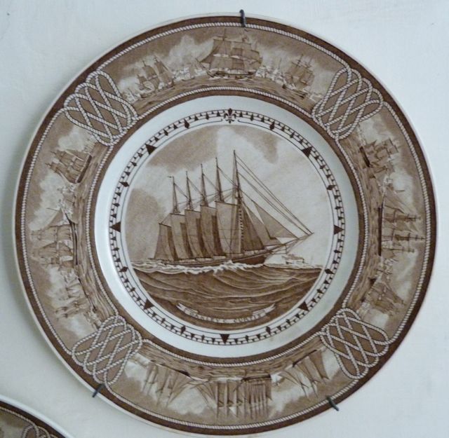 Expats in Malta 5 ANTIQUE PLATES for sale