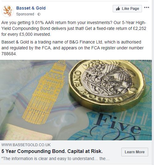 Basset & Gold ISA Bond Review