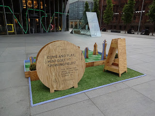 Tee Party Crazy Golf at Spinningfields in Manchester