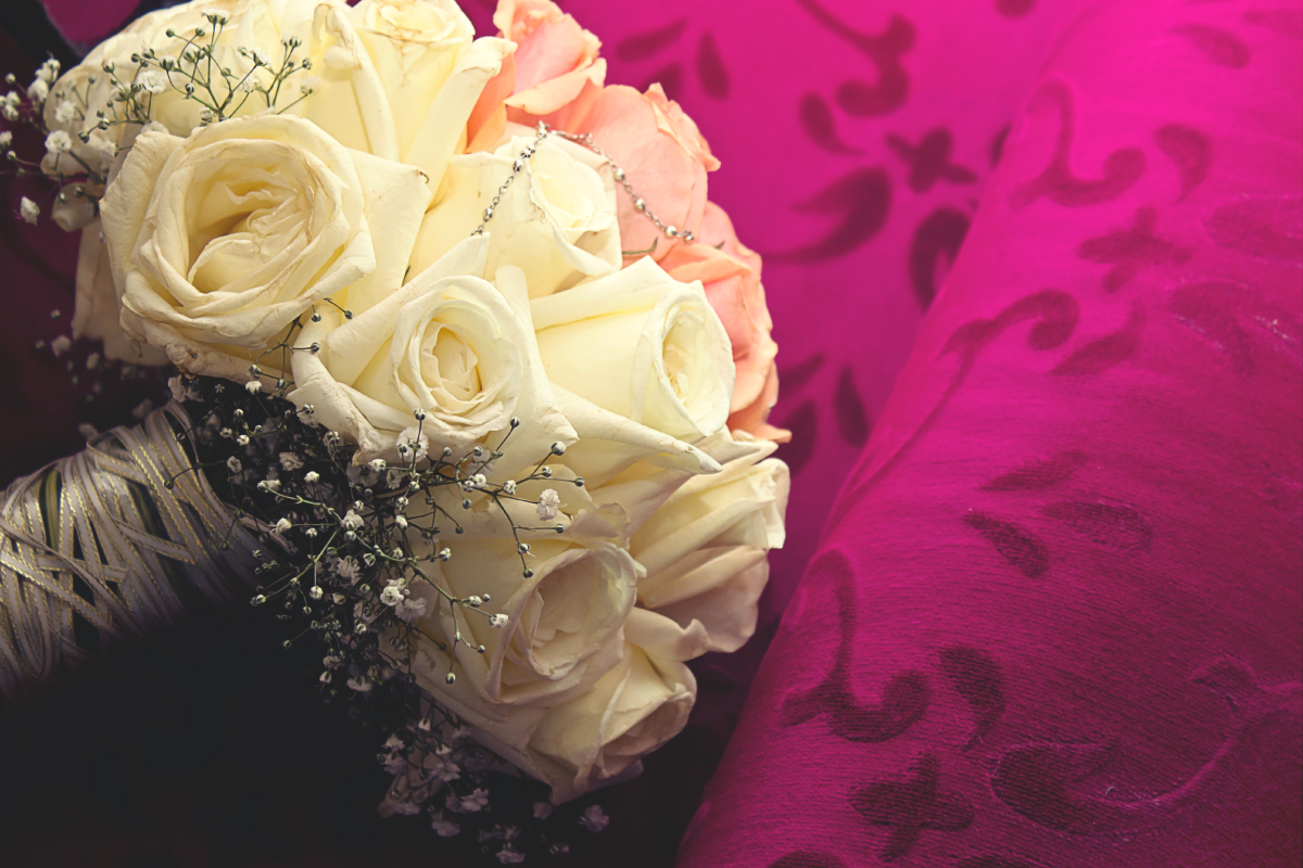 Fotografía de ramo de boda, fotógrafo profesional en Medellín