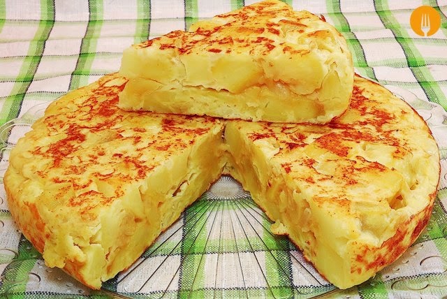 receta tortilla patatas facil