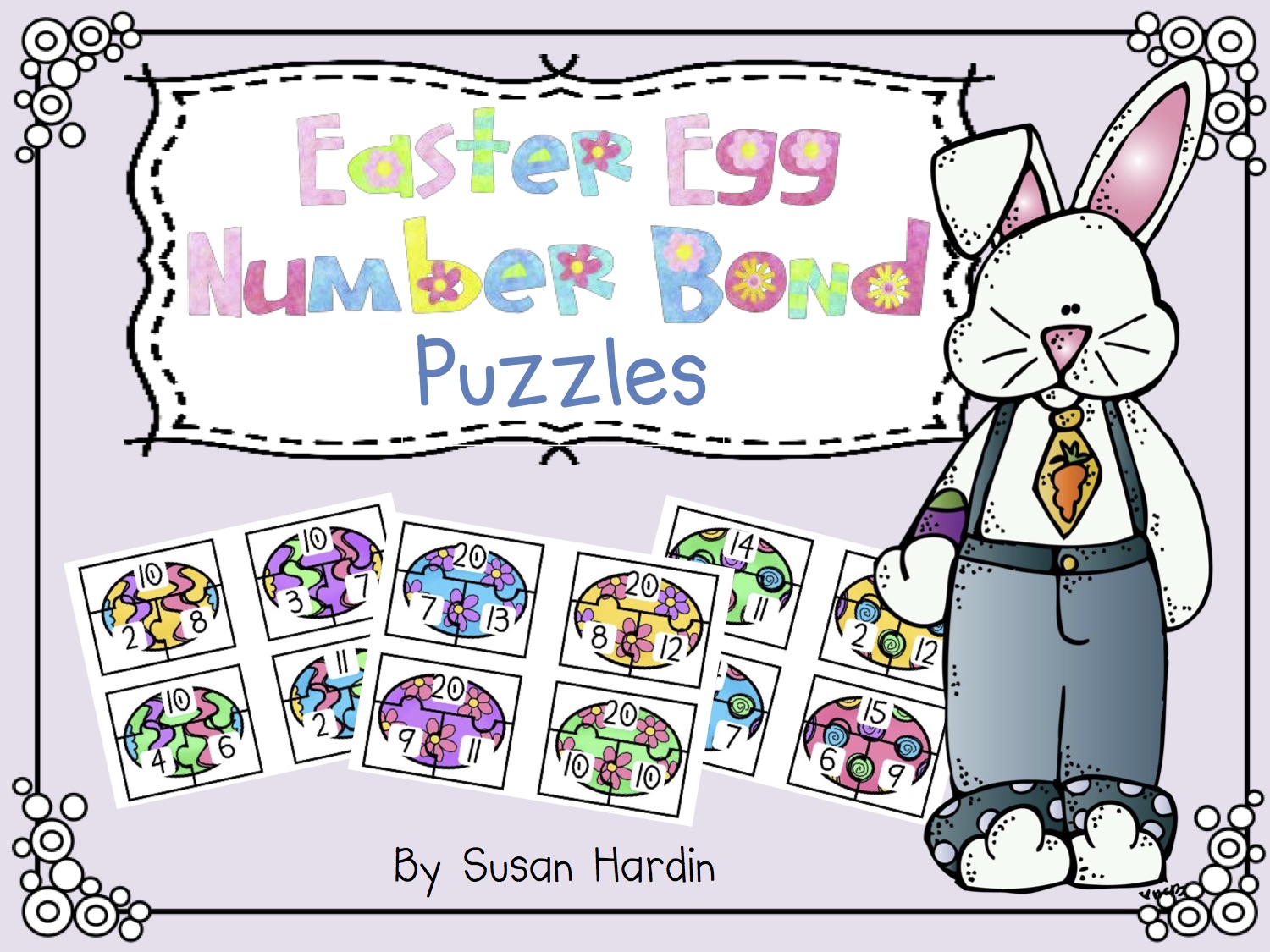 Easter Egg Number Bond Puzzles
