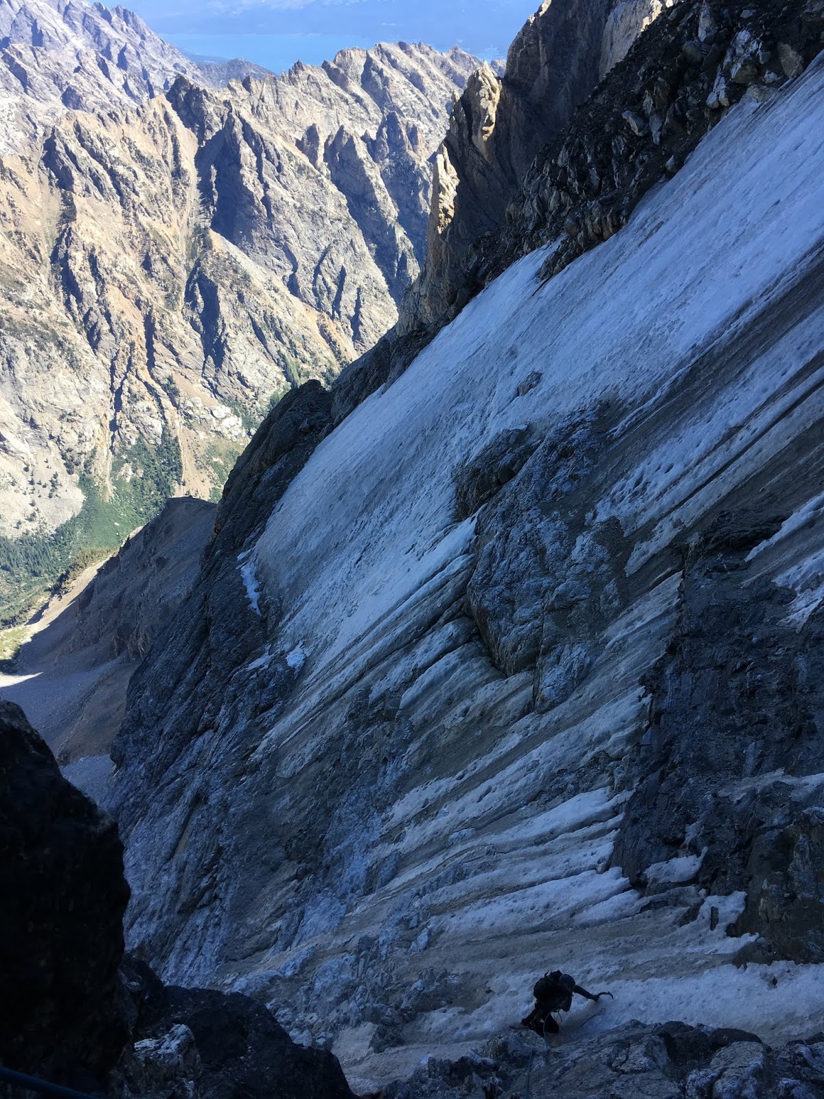 Grand Teton National Park Grand Teton Black Ice Couloir 2019