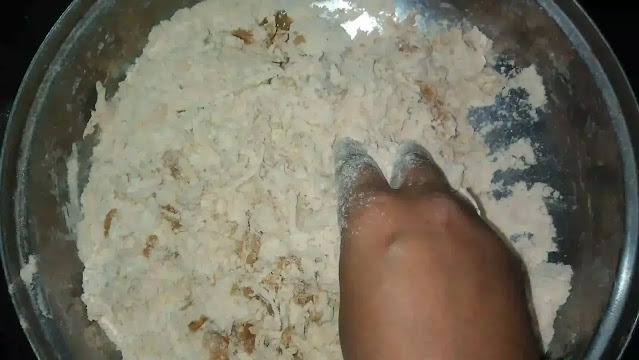 Kneading-Lauki-Paratha