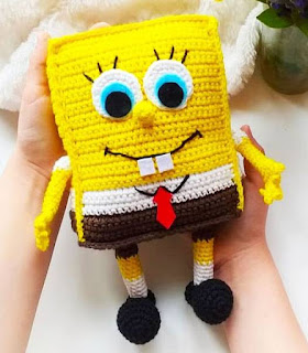 PATRON GRATIS BOB ESPONJA AMIGURUMI 45946