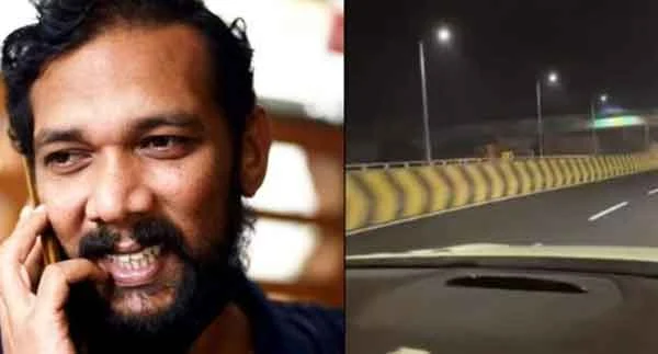News, Kerala, Kochi, Road, Actor, Facebook, Video, Social Media, Entertainment, 'He would have been hit in the head and died, Sabumon with car over Vyttila flyover; Video