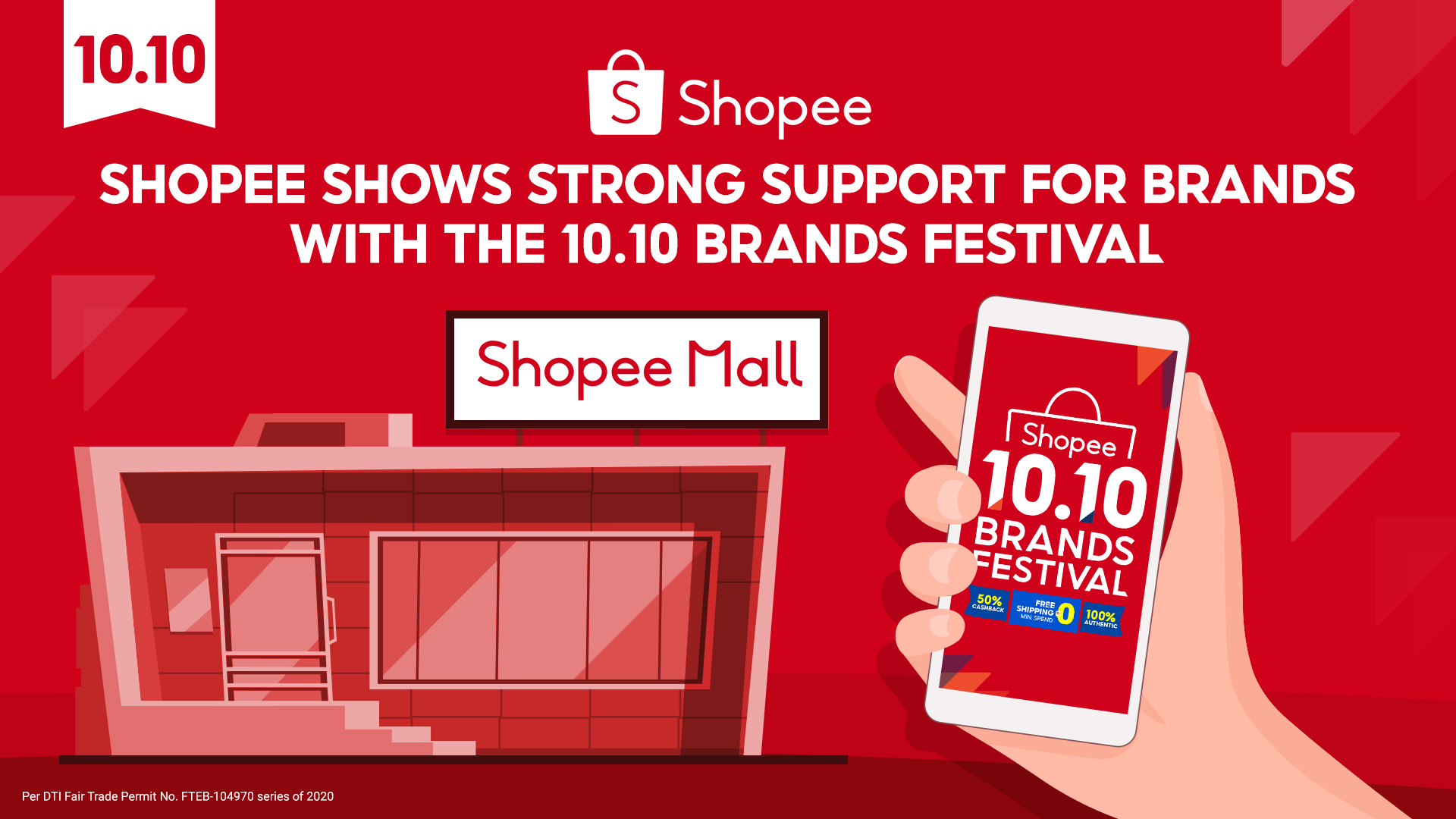 Shopee Strengthens Supports for Brands to Reach Millions of Online Customers with 10.10 Brands