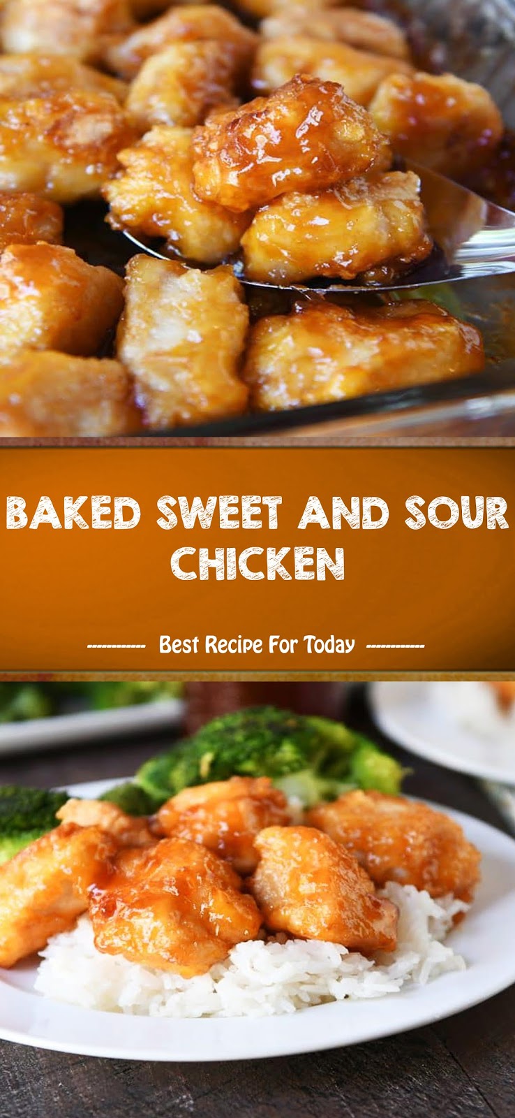 BAKED SWEET AND SOUR CHICKEN - Jolly Lotus