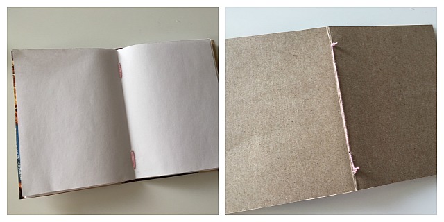 Reciclar cajas de cereal: libreta de notas | http://bizcochosysancochos.blogspot.com/