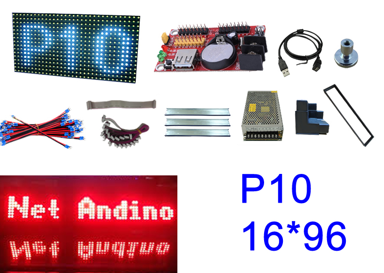 Matriz de LED P10 Control de paneles P10 con arduino Electrónica