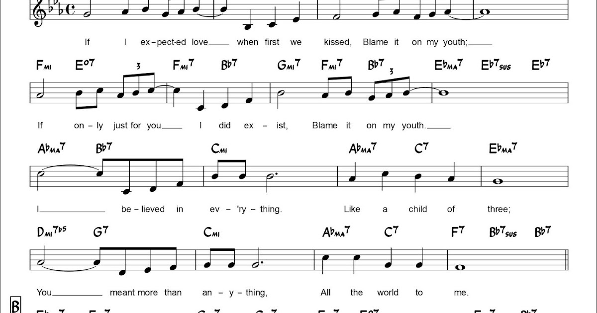Chord Lagu Blame It On My Youth - SEPUTAR MUSIK