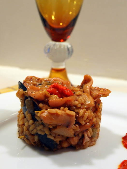  arroz marinero con crema de pimientos del piquillo 