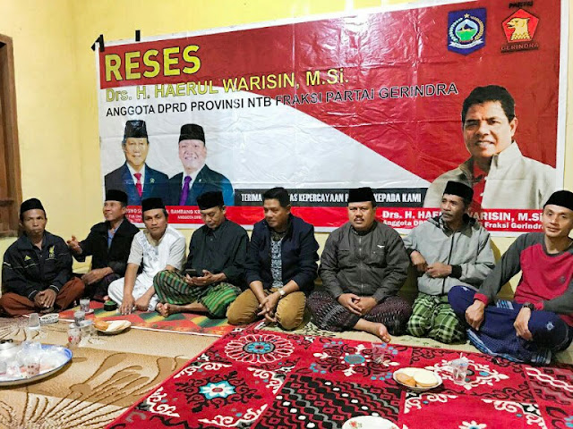 Reses Perdana, DPRD Provinsi NTB Haerul Warisin Bangun Rumah Marbot dan Santuni Anak Yatim