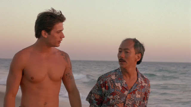 Sasha Mitchell Kickboxer 2 ausCAPS: Sasha Mitchell shirtless in Kickboxer 2: The Road Back