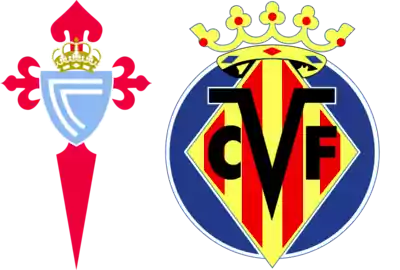 Análisis Celta vs Villarreal La Liga 8-1-21 escudos Celta y Villarreal