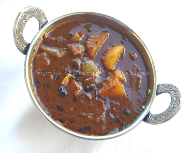 Priya's Versatile Recipes Dry Nightshade Berries & Potato Gravy