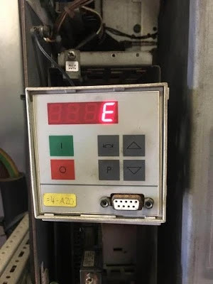 Error E to be displayed on a PMU Error E to be displayed on a PMU