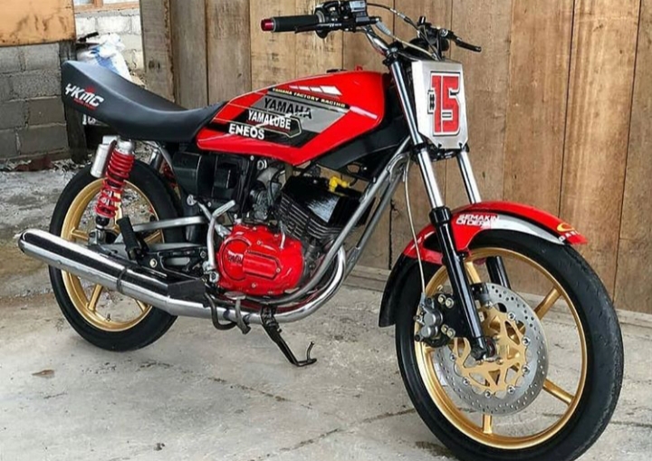 Modifikasi rx king warna merah polos, metalik, ferrari, marun, original