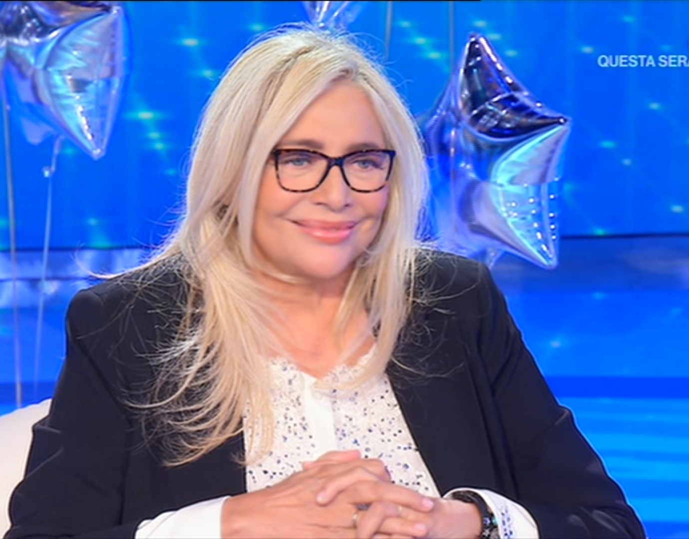 Conduttrici TV Mara Venier intervistata da