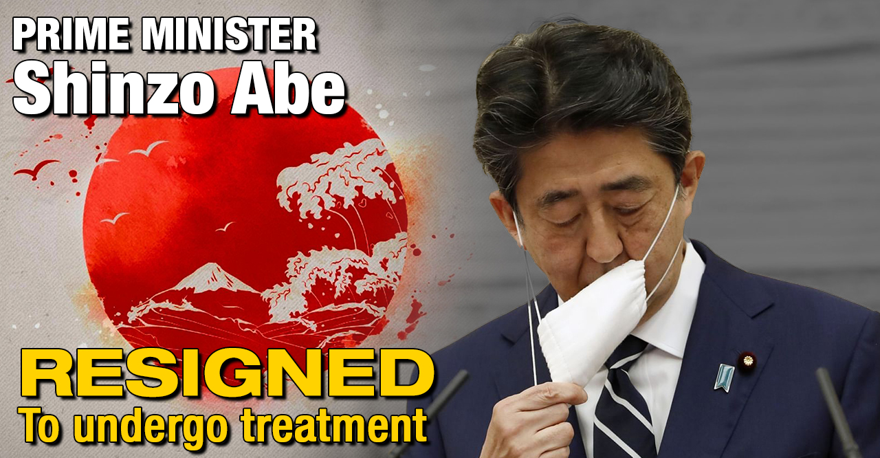  Japanese Prime Minister Shinzo Abe resigned to undergo treatment for a chronic illness, ending his run as the country’s longest serving premier.