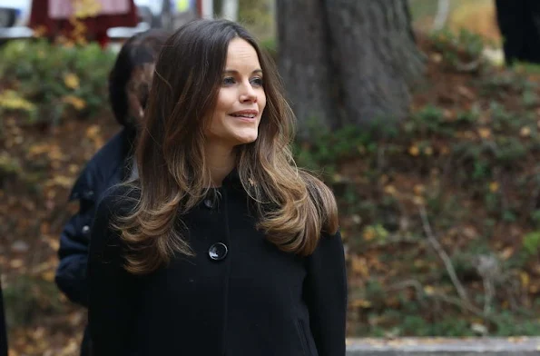 Princess Sofia of Sweden and Prince Carl Philip of Sweden visits cellulose company I-Cell in Alvdalen during the second day of a trip to Dalarna