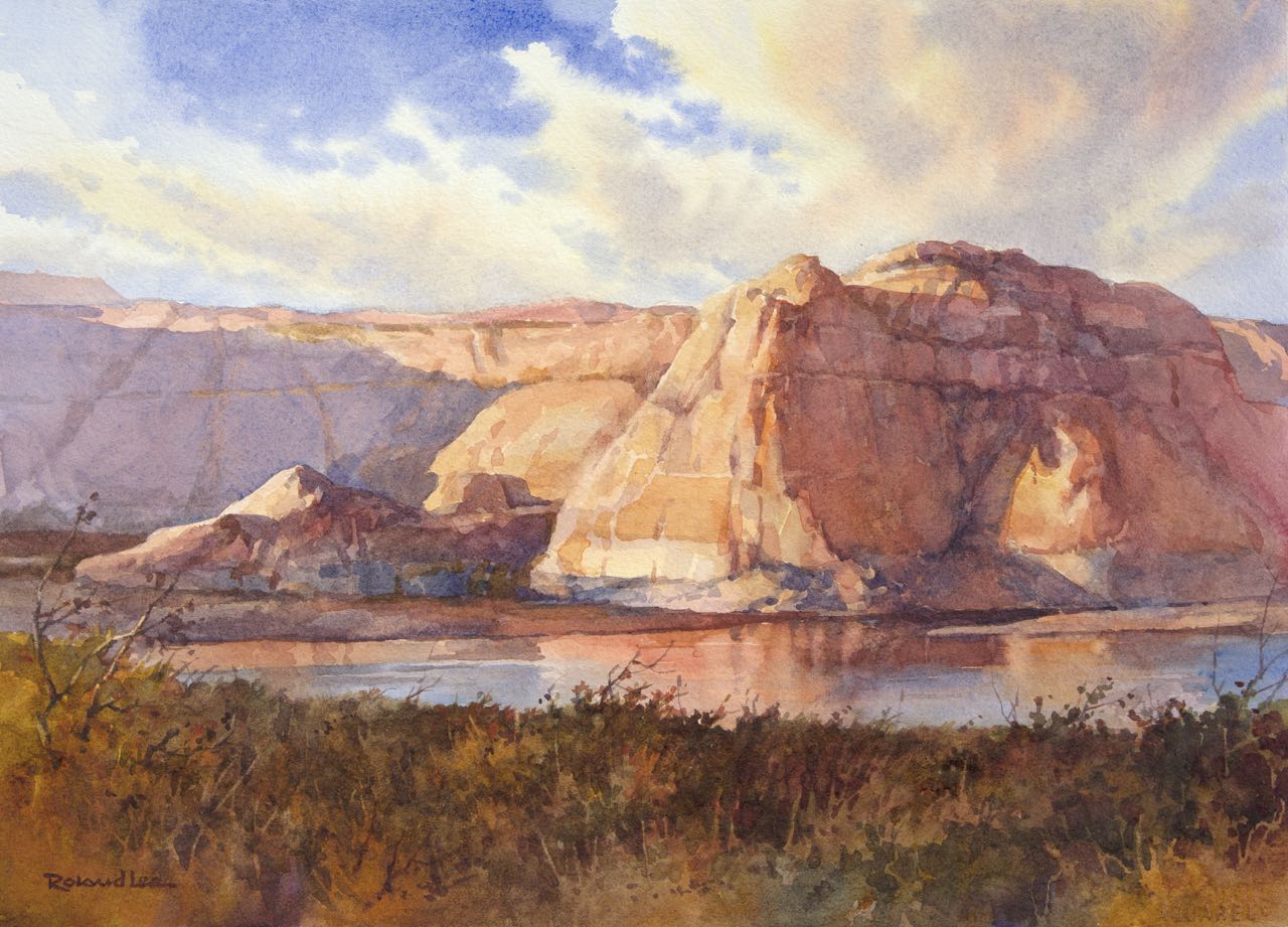 Roland Lee Travel Sketchbook Utah Watercolor Society