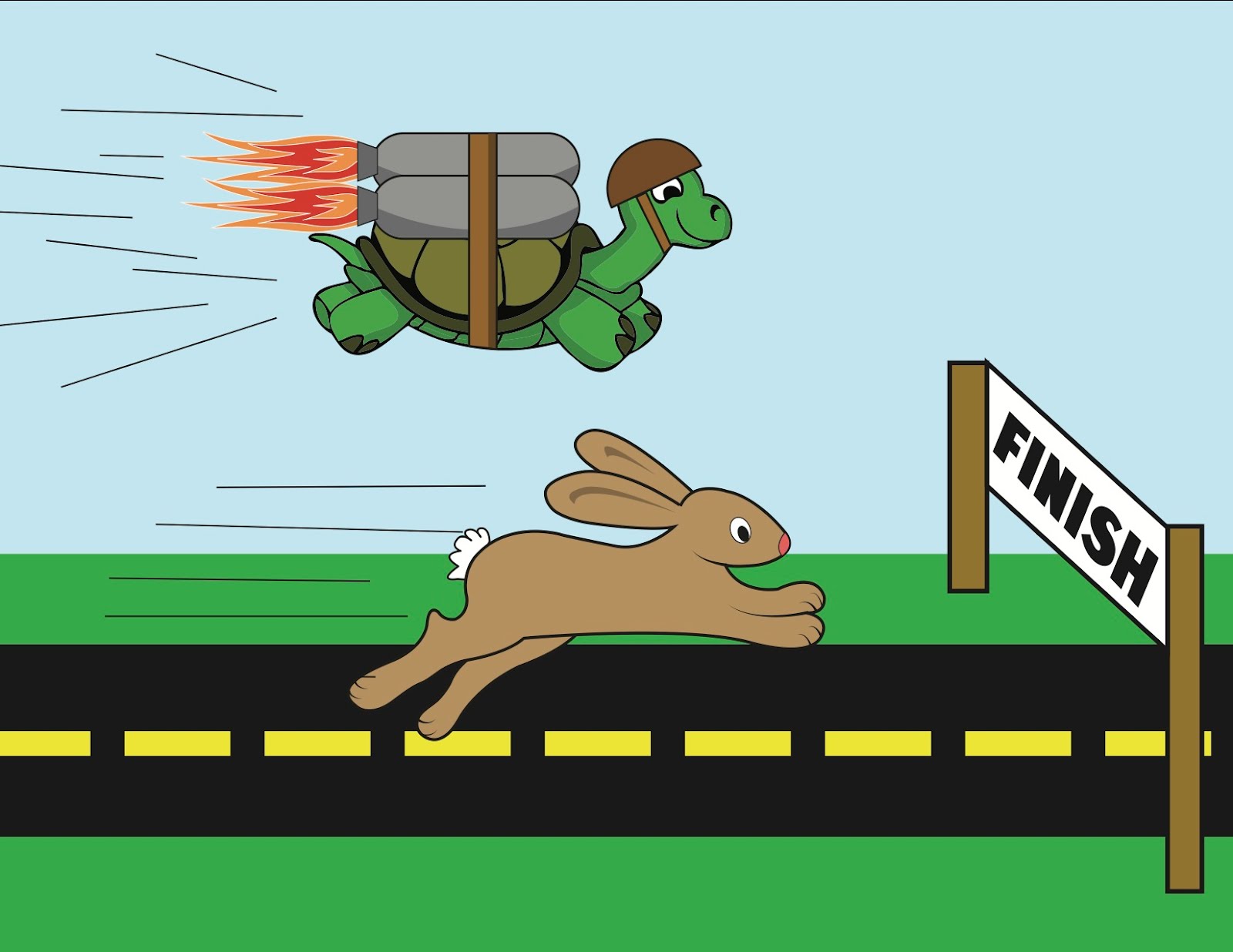 clipart tortoise and the hare - photo #45
