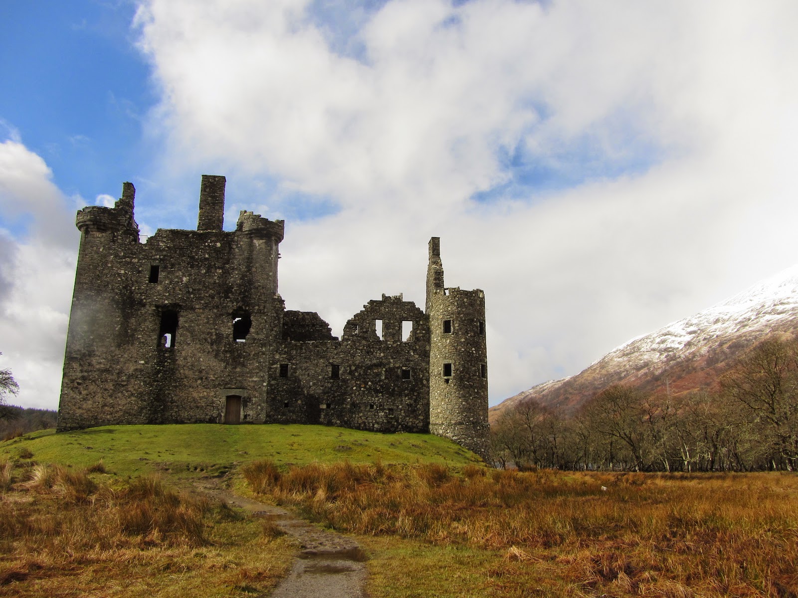 Overground and underground adventures Kilchurn Castle Glengarry