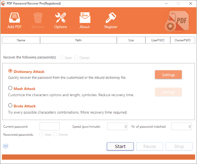 Screenshot PDF Password Recover Pro 4.0.0.0 Full Version Screenshot PDF Password Recover Pro 4.0.0.0 Full Version