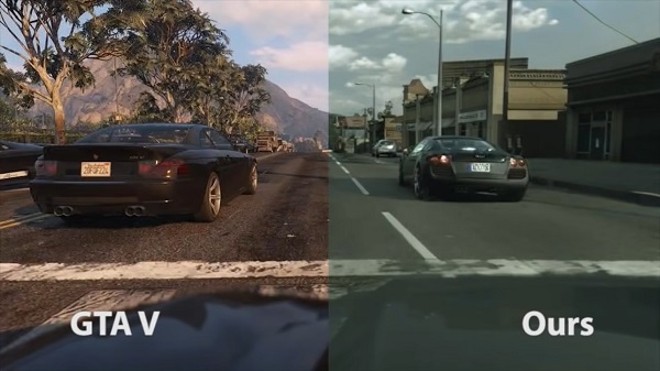 بسبب تقنية الذكاء الاصطناعي GTA 5 تتحول الى لعبة برسومات مطابقة للواقع