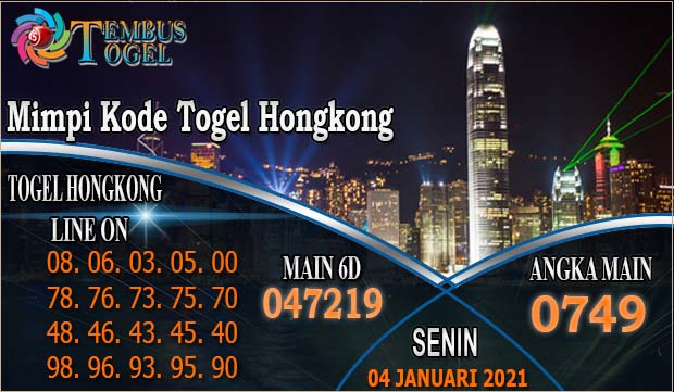Mimpi Kode Togel Hongkong Hari Senin 04 Januari 2021