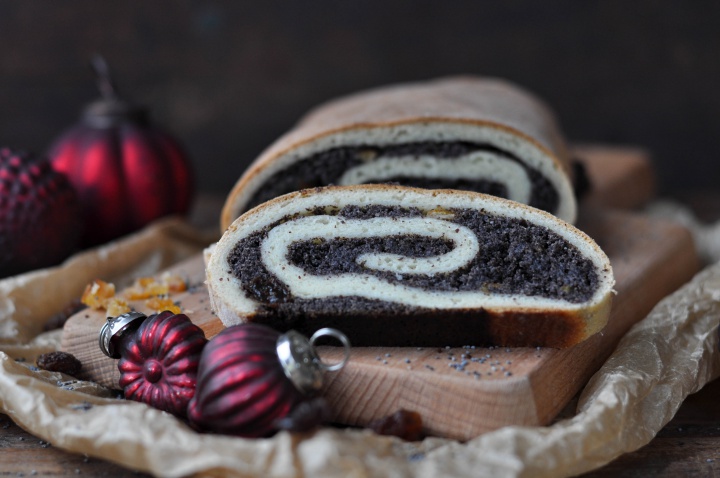 gluten free Makowiec, a traditional Polish treat for Christmas