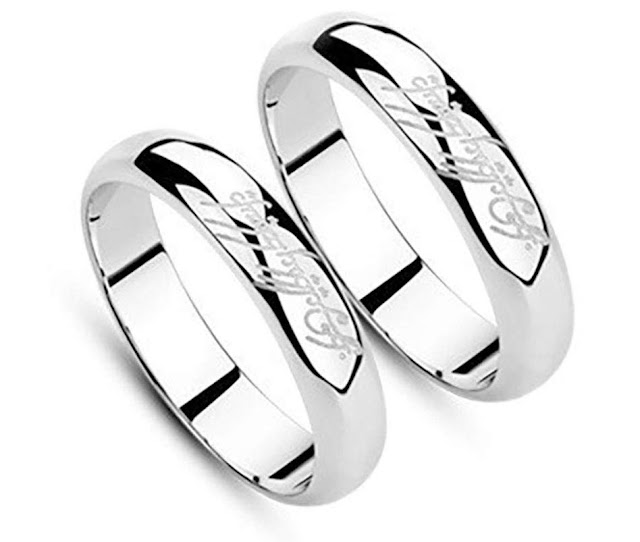 Sterling Silver Christian Wedding Rings