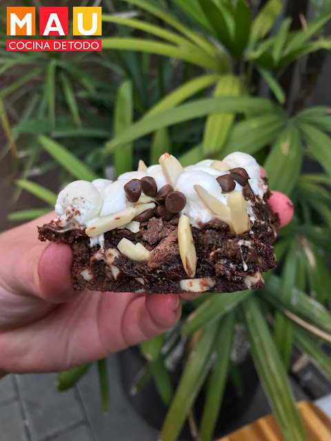 mau cocina de todo brownies chocolate rocky road receta facil