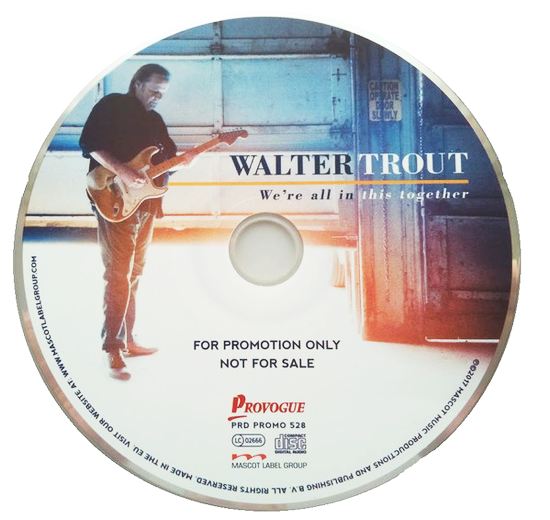WALTER TROUT - We're All In This Together (2017) disc