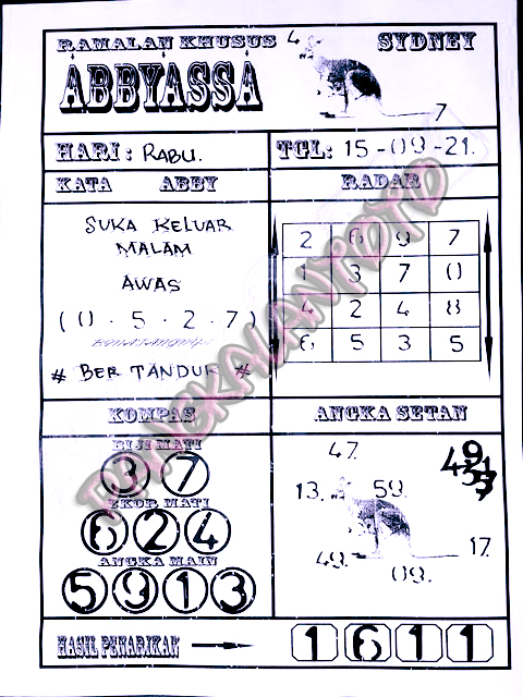 Prediksi Syair Sdy 15 September 2021 Pangkalantoto