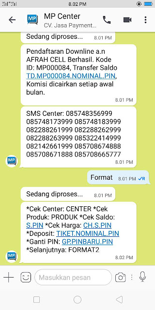 Morena Pulsa, Cara Transaksi Pulsa Via BBM