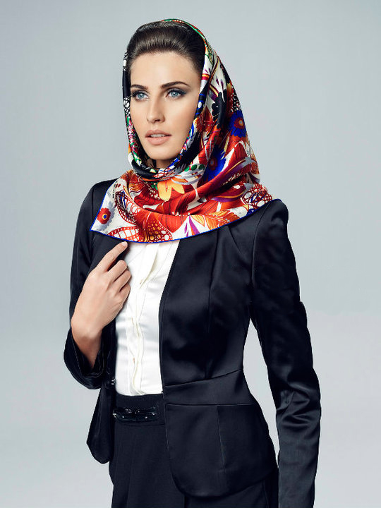 Fashion Scarves Walmart Silk Head Scarves AWAYTR Pcs Silk Scarves