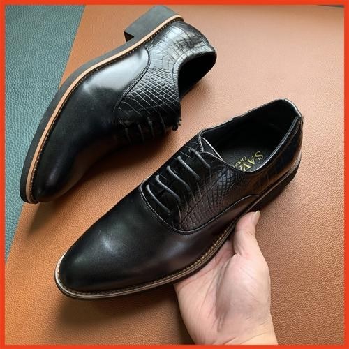 Giày Tây Nam Công Sở Da Bò Cao Cấp - Thiết Kế Dây Buộc Trẻ Trung - Bảo Hành 1 Năm 8 fdcd2dbe8 7ddd 4d0d 981a