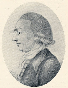 Drawing of Johann Hamann