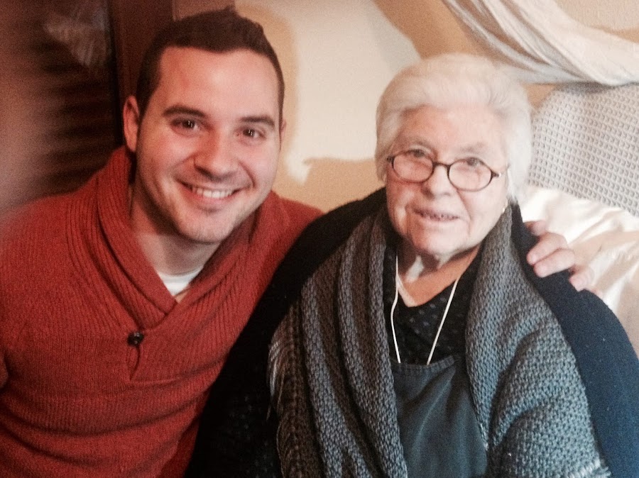 juanjo (chef Orielo) y mi abuela mamanica