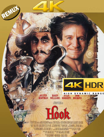 Hook (1991) 4K REMUX 2160p UHD [HDR] Latino [GoogleDrive]