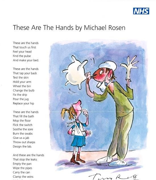 POEMA 9. These are the hands. Michael Rosen