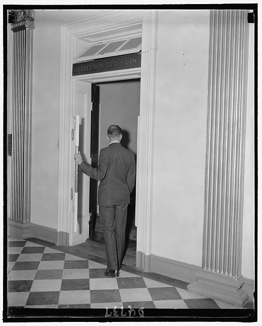 Headquarters of Secret Service at Treasury Dept., 10-1-38