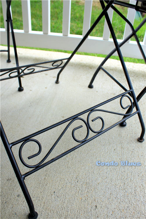 Condo Blues How to Make an Outdoor Chalkboard Paint Table