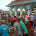 Koramil 0824/21 Puger Karya Bakti TNI Bantu Penggalian Pondasi Masjid